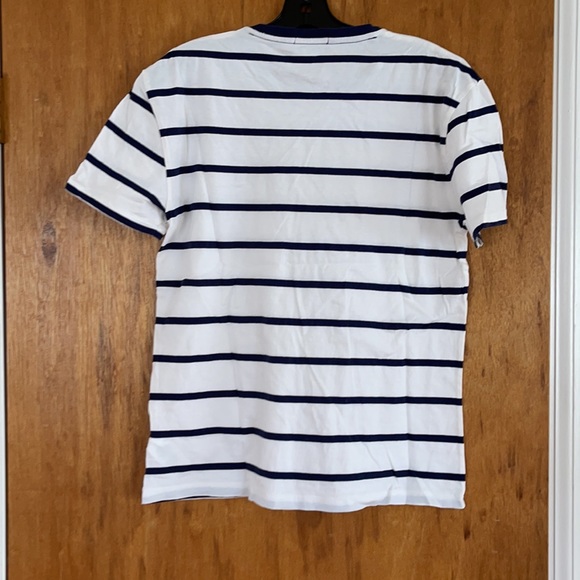 Polo Ralph Lauren Navy Blue Stripped Shirt - Picture 3 of 4